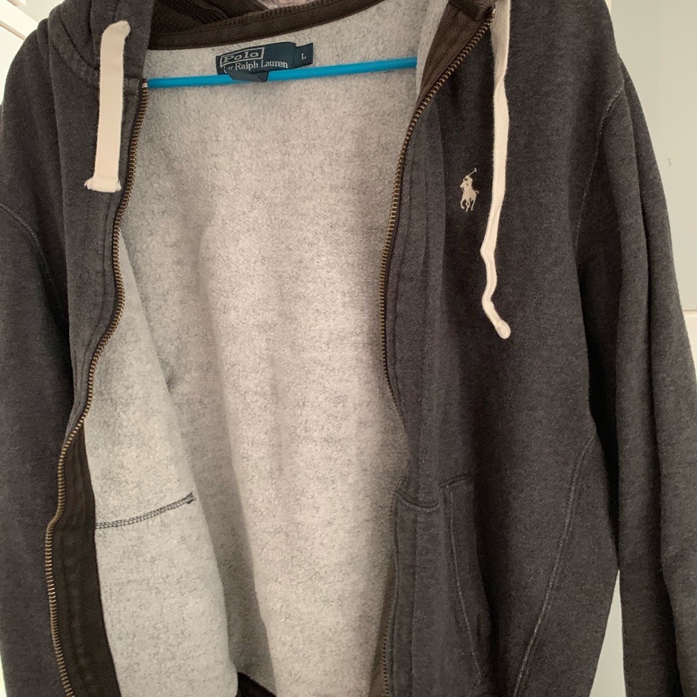 EUC zip up polo jacket